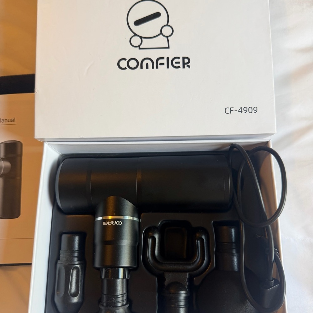 Comfier Black Mini-Massage Gun Set